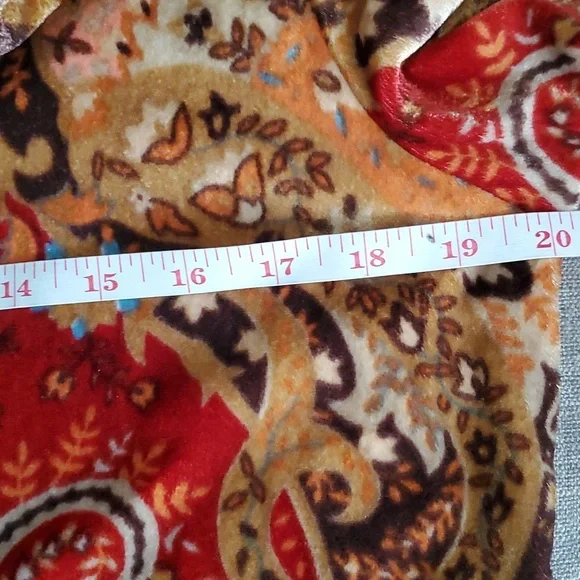 Soft surroundings  Burnout Button-down  velour velvet  Top XS - Picture 9 of 11